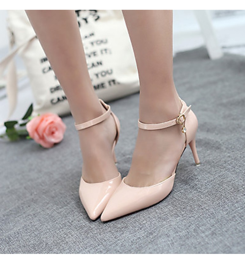 Women's Shoes Stiletto Heel Heels / Pointed Toe / Closed Toe Sandals Dress Pink / Purple / Red / White