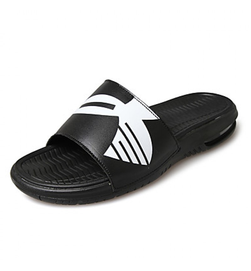 Men's Slippers Casual/Beach/Home Fashion Synthetic Leather Slip-on Shoes Slide Sandals 39-44  