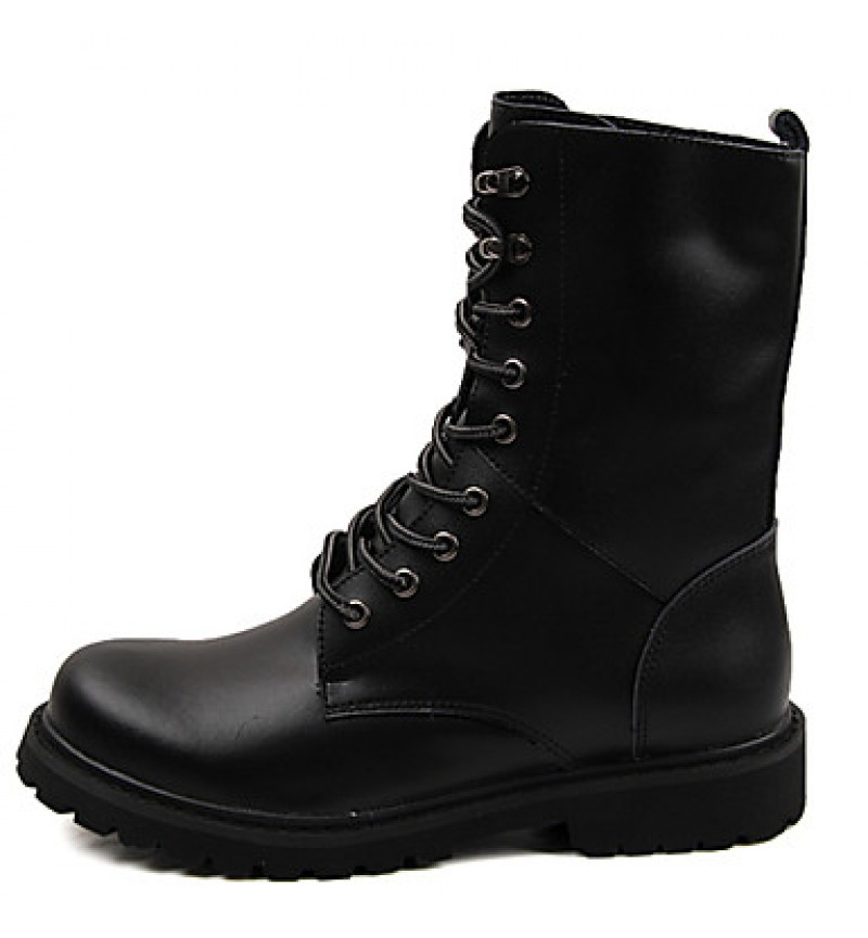 Shoes Outdoor / Athletic / Casual Leather Boots Black / Brown  