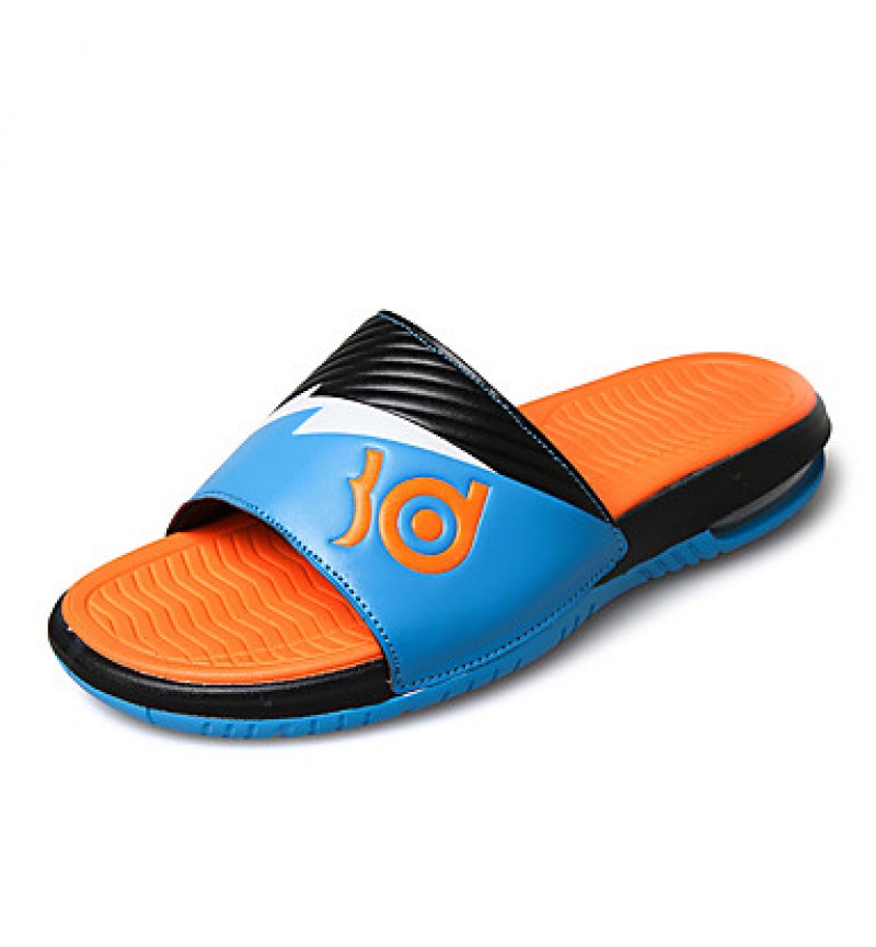 Men's Slippers Casual/Beach/Home Fashion Synthetic Leather Slip-on Shoes Slide Sandals 39-44  