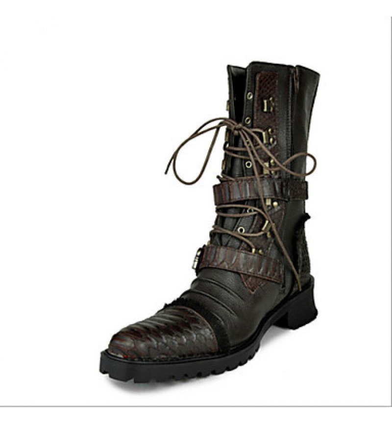 Shoes Casual Boots Black / Brown  