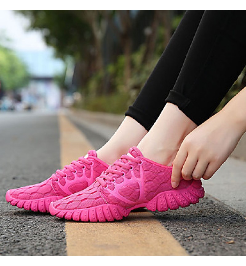 Women's Sneakers Spring / Summer / Fall / Winter Round Toe PU Outdoor / Athletic / Casual Flat Heel Others