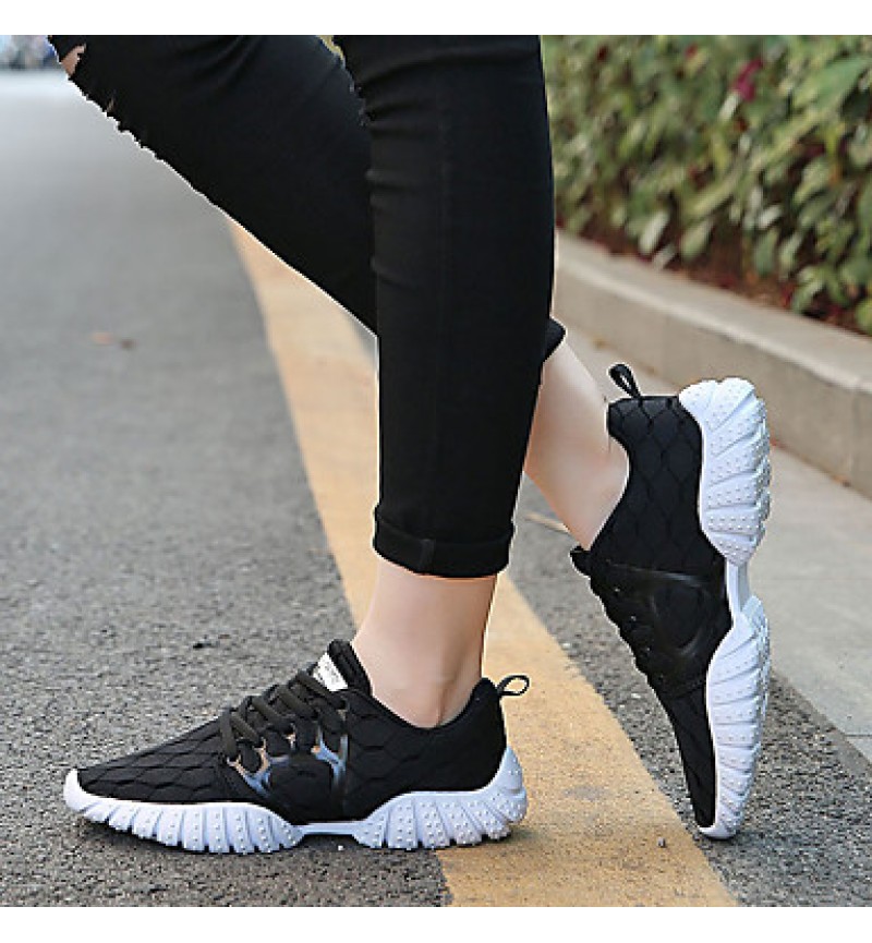 Women's Sneakers Spring / Summer / Fall / Winter Round Toe PU Outdoor / Athletic / Casual Flat Heel Others