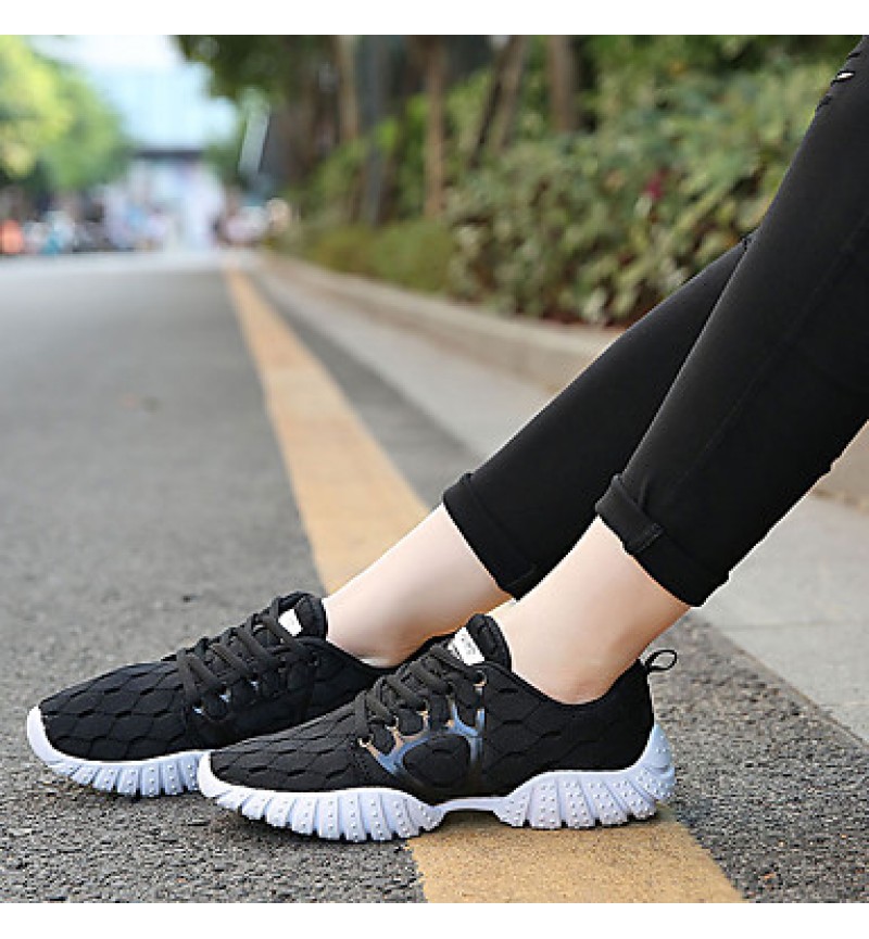 Women's Sneakers Spring / Summer / Fall / Winter Round Toe PU Outdoor / Athletic / Casual Flat Heel Others